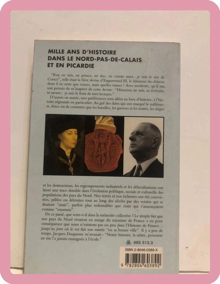 Livre esprit du nord Jean callens Mille ans d’histoire dans le nord pas de calais et en picardie - photo numéro 5