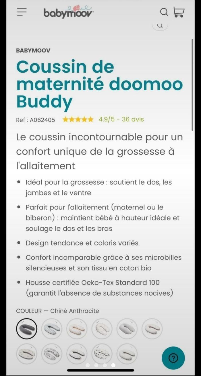 Coussin de maternité Doomoo Buddy - photo numéro 2