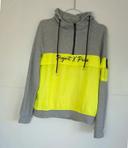 Sweat Project X Paris capuche gris et jaune fluo taille XL