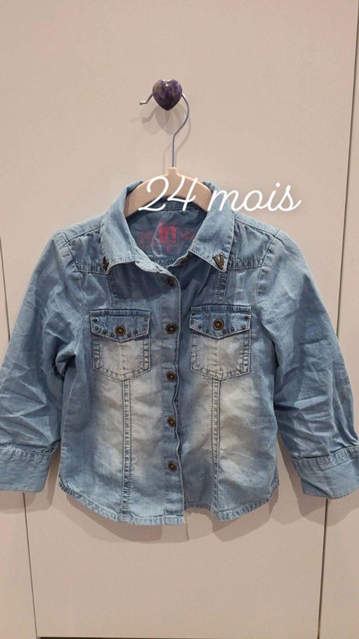 Chemise en jeans