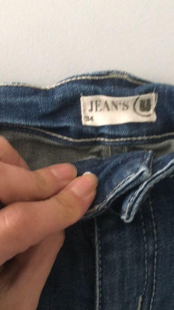 Mini jupe en jeans - photo numéro 3