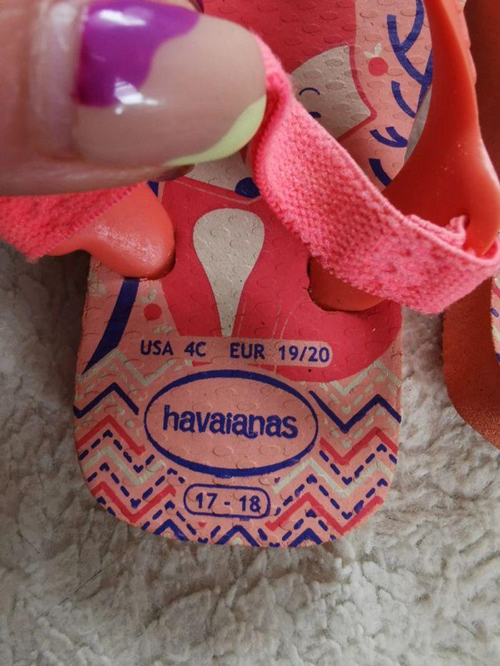 Tongs havaianas fille renard taille 19/20 - photo numéro 3