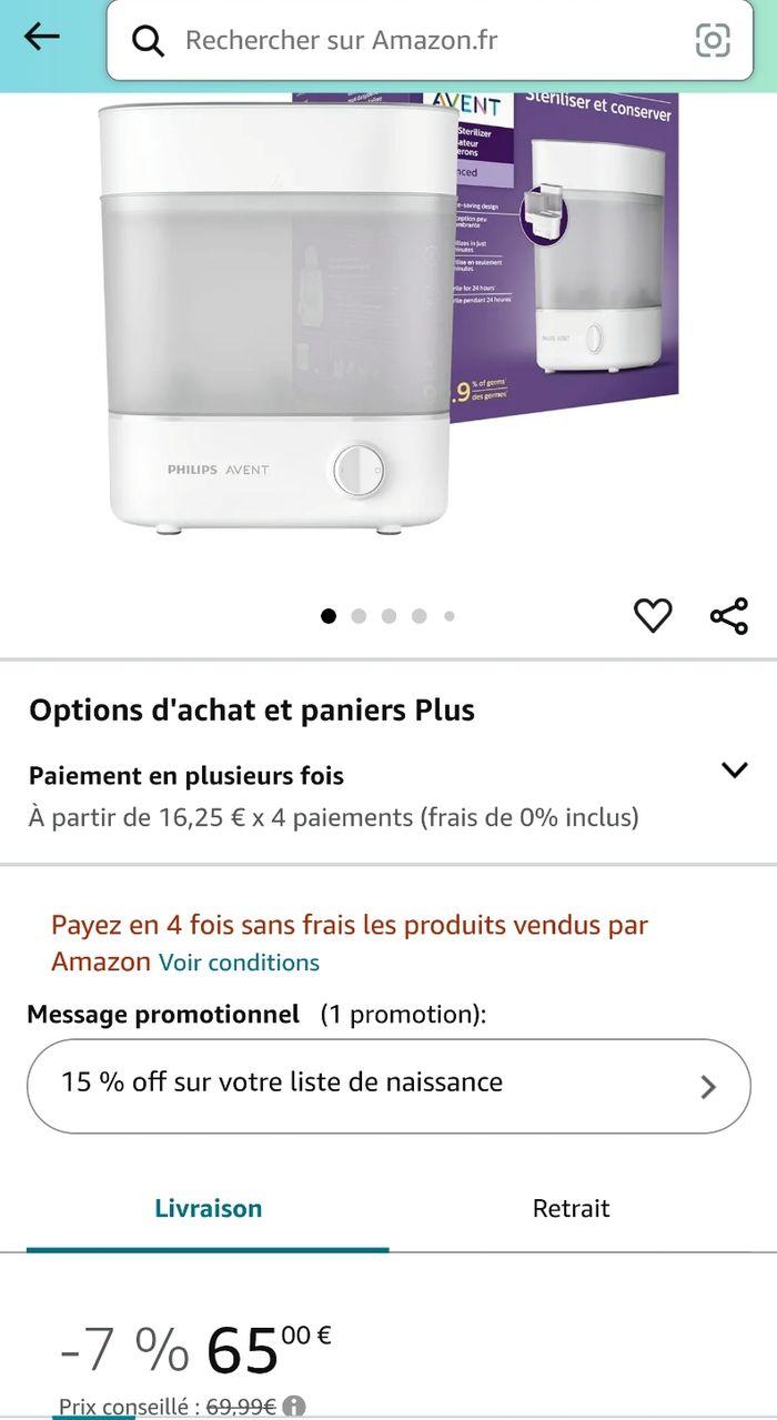 Philips Avent Baby Bottle Sterilizer - photo numéro 2