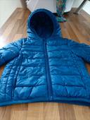 Blouson doudoune bleu tex 2- 3 ans