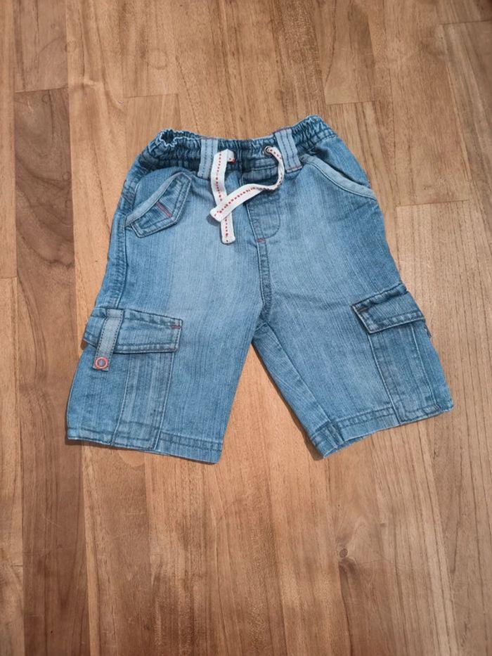 Short en jean Tao 23mois 86cm - photo numéro 1