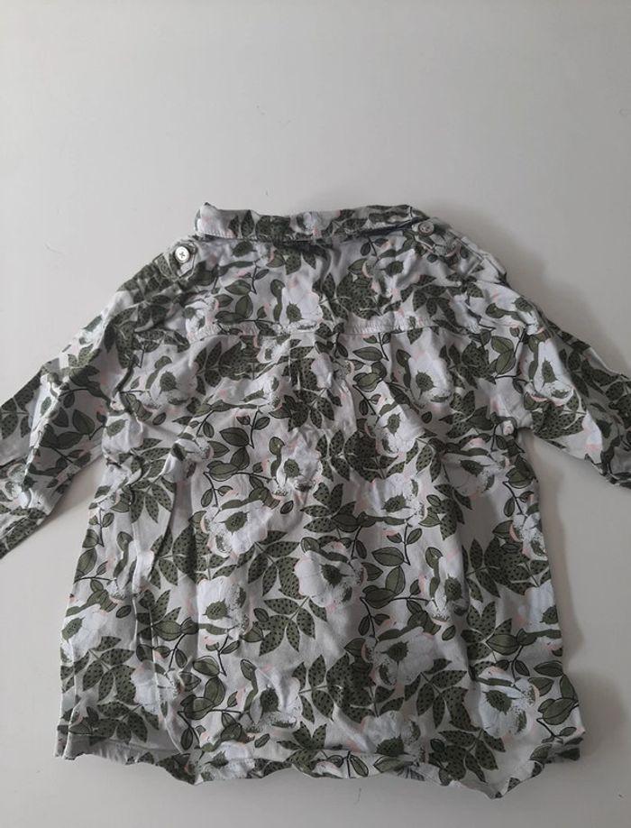 chemise manches longue Orchestra vert foncé taille 3 ans / 98 cm - photo numéro 2