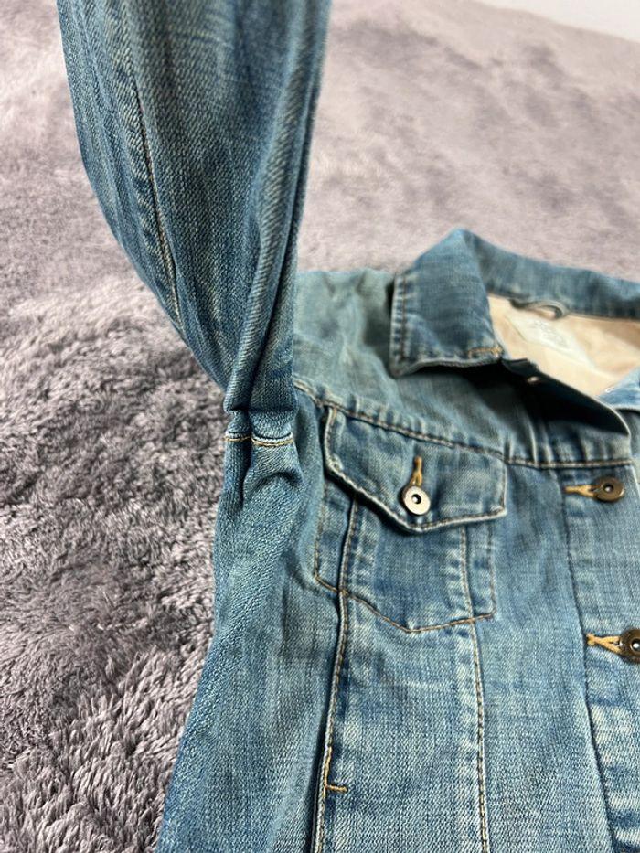 👕 Veste en Jeans vintage y2k Bleu Clair Taille S 👕 - photo numéro 12