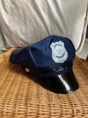 Casquette police spécial bleu noir mixte réglable