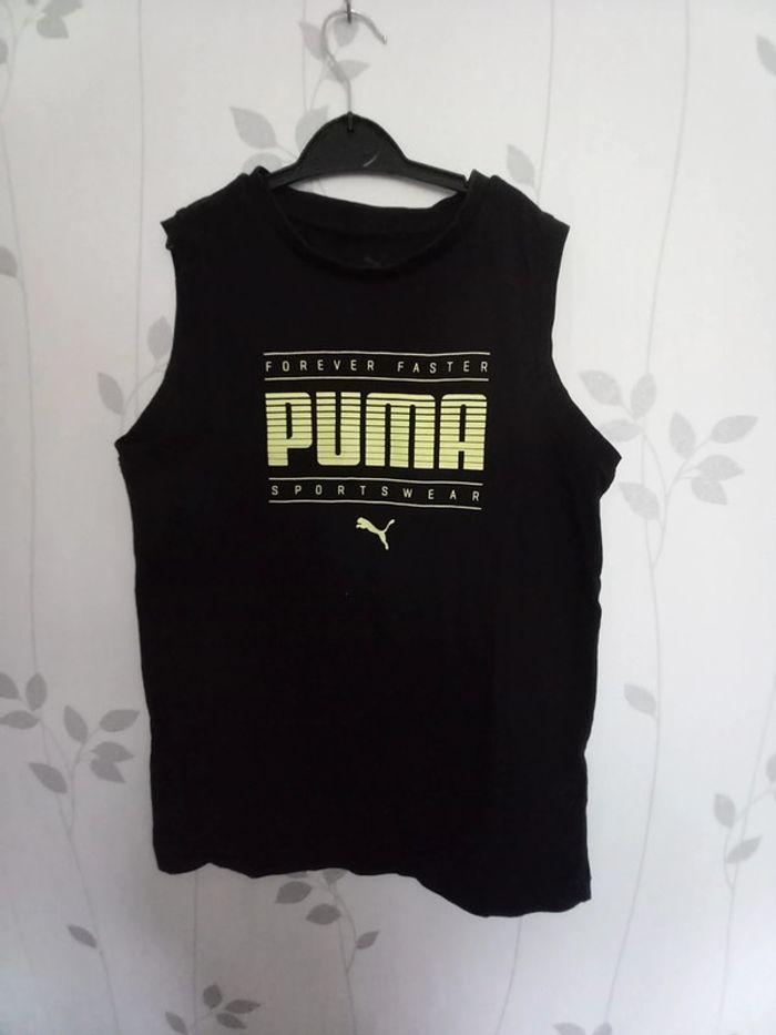 T-shirt sans manche taille 12 ans Puma - photo numéro 1