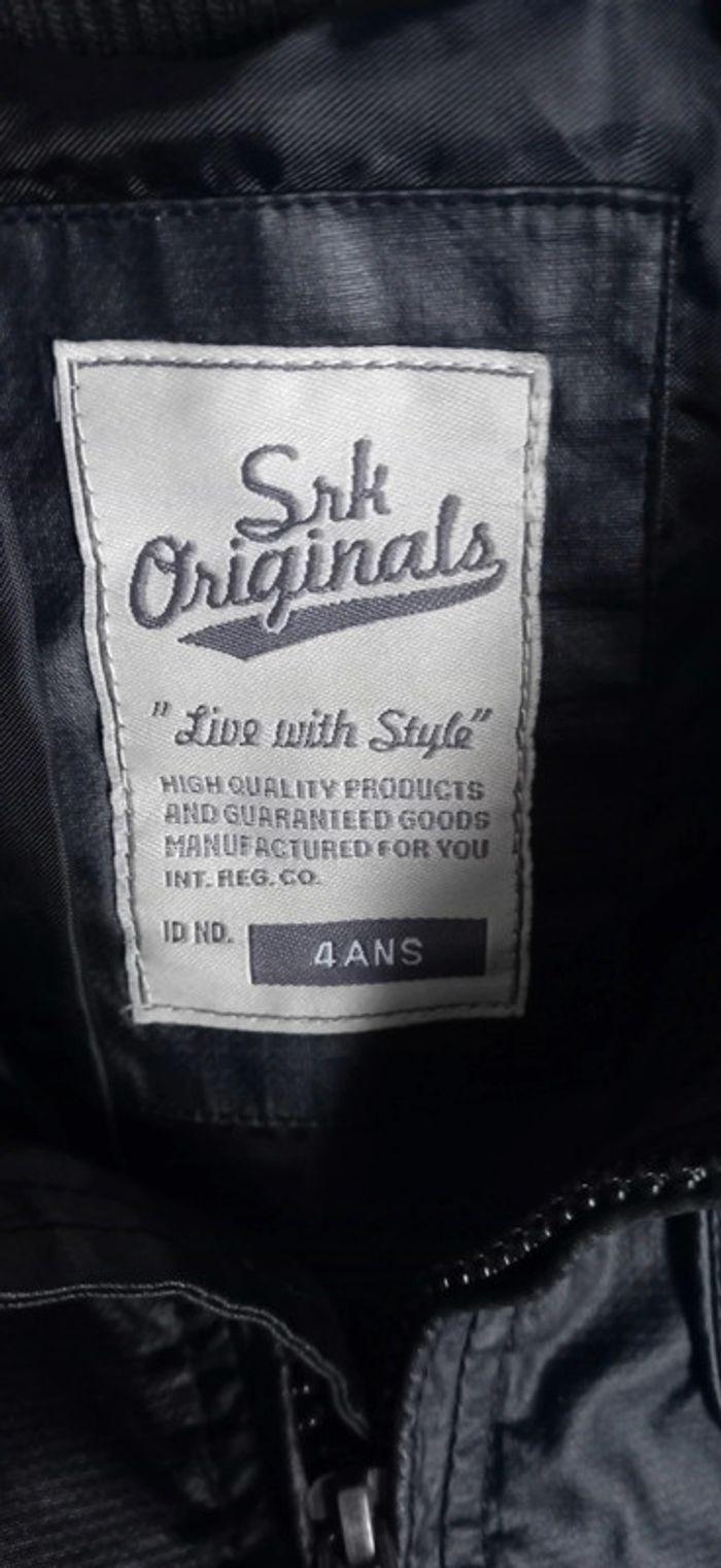 Veste garçon noire simili cuir. Srk Originals - photo numéro 5