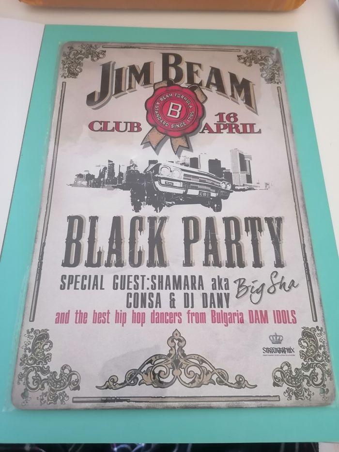 affiche acier Jim Beam - photo numéro 1