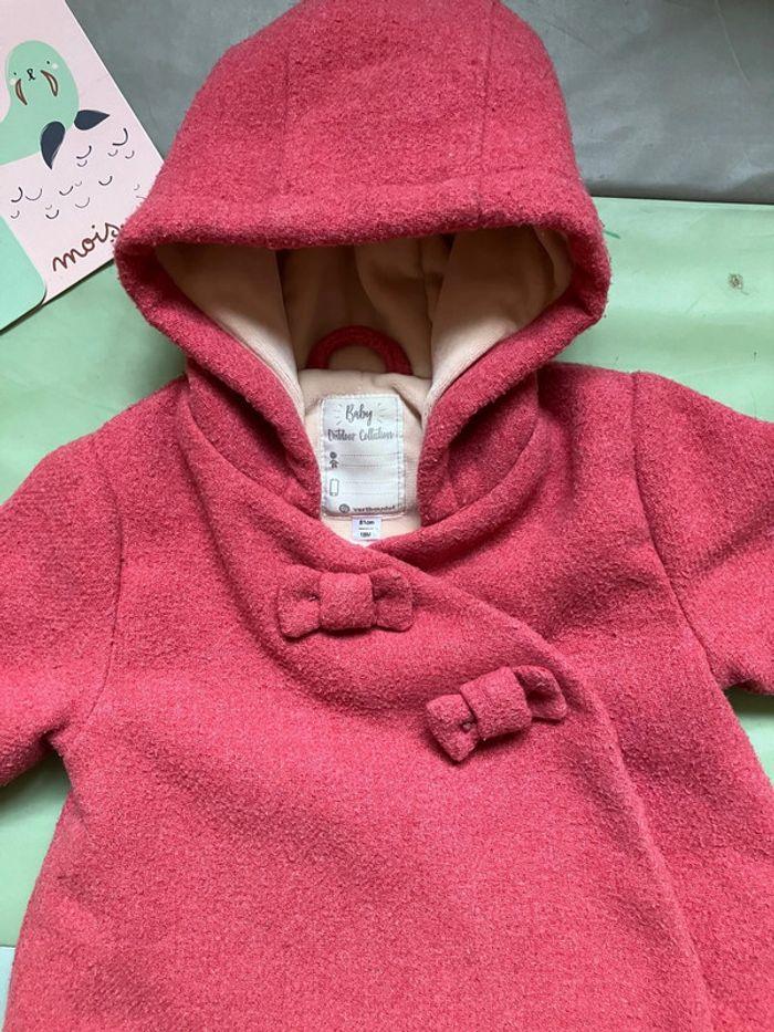 Manteau à capuche rose - photo numéro 3