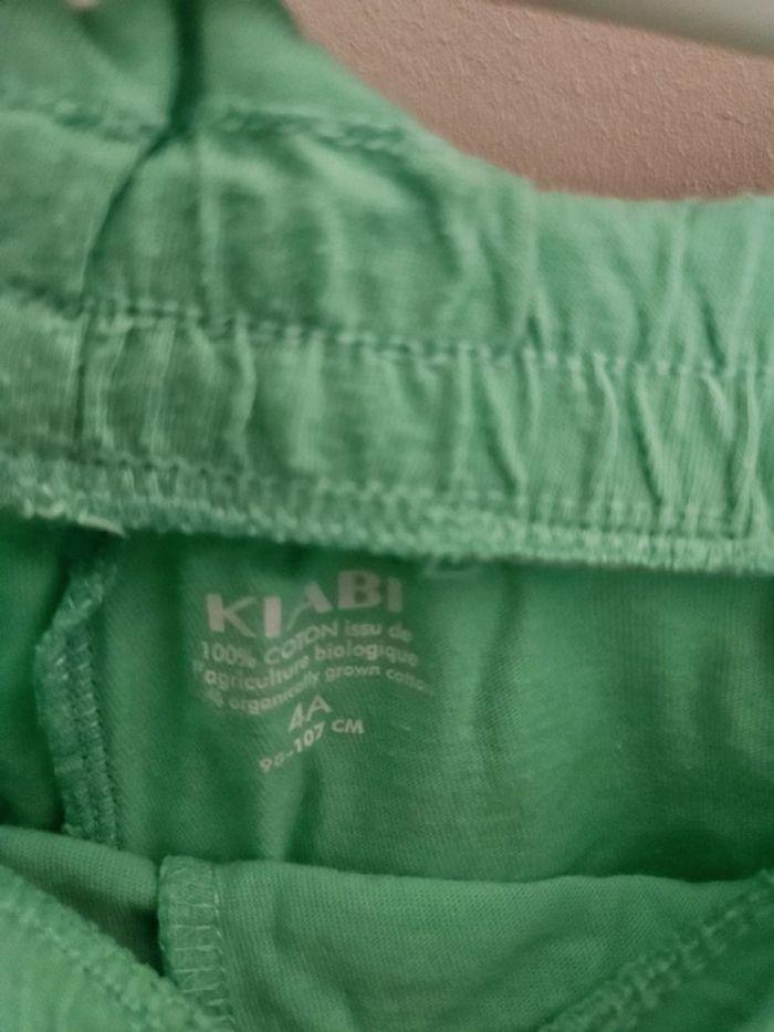 Lot de 2 shorts en coton bio Kiabi 4 ans - photo numéro 4