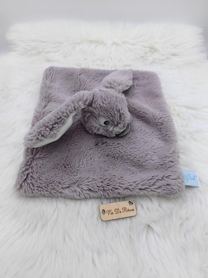 Doudou lapin réglisse gris Baby Nat Réglisse Bn0303 - photo numéro 2