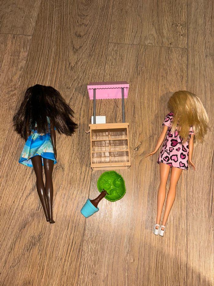 Lot de 2 Barbie avec kiosques - photo numéro 2