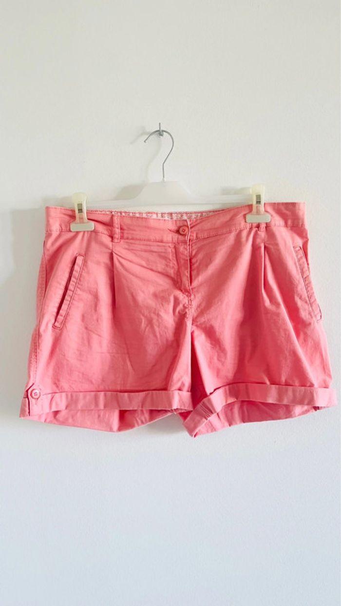 Short en toile corail Grain De Malice - photo numéro 2