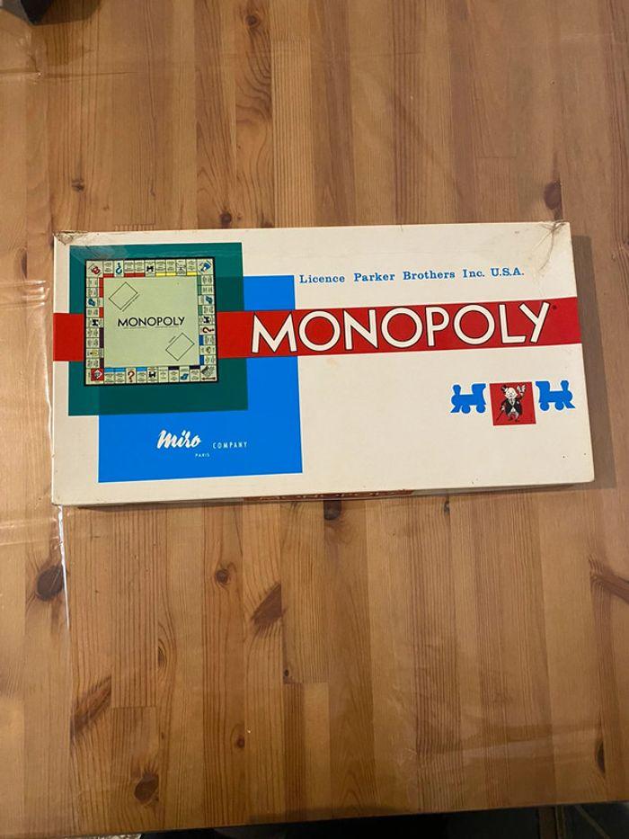 Ancien jeu de société Monopoly licence Parker brothers inc usa 1969, vintage - photo numéro 1