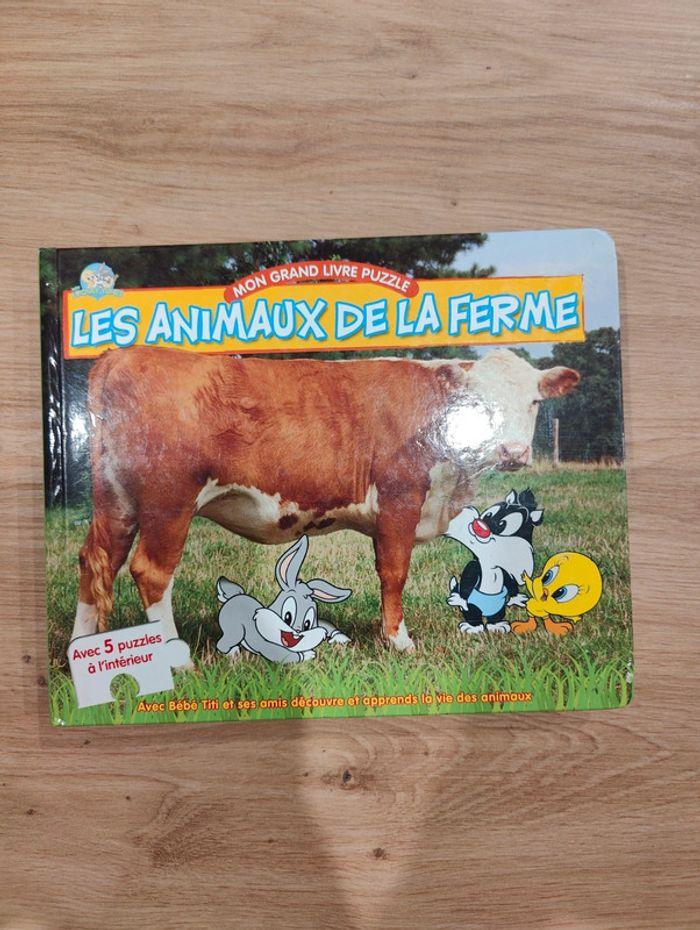 Livre Puzzle Les animaux de la ferme - photo numéro 1