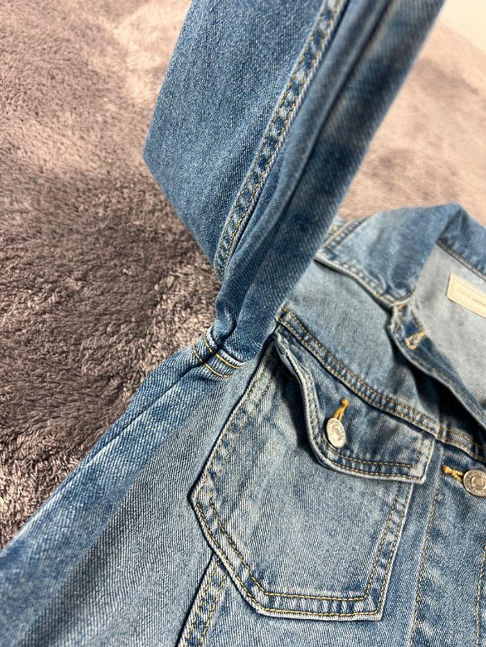 👕 Veste en Jeans vintage y2k Bleu Clair Taille XS 👕 - photo numéro 12