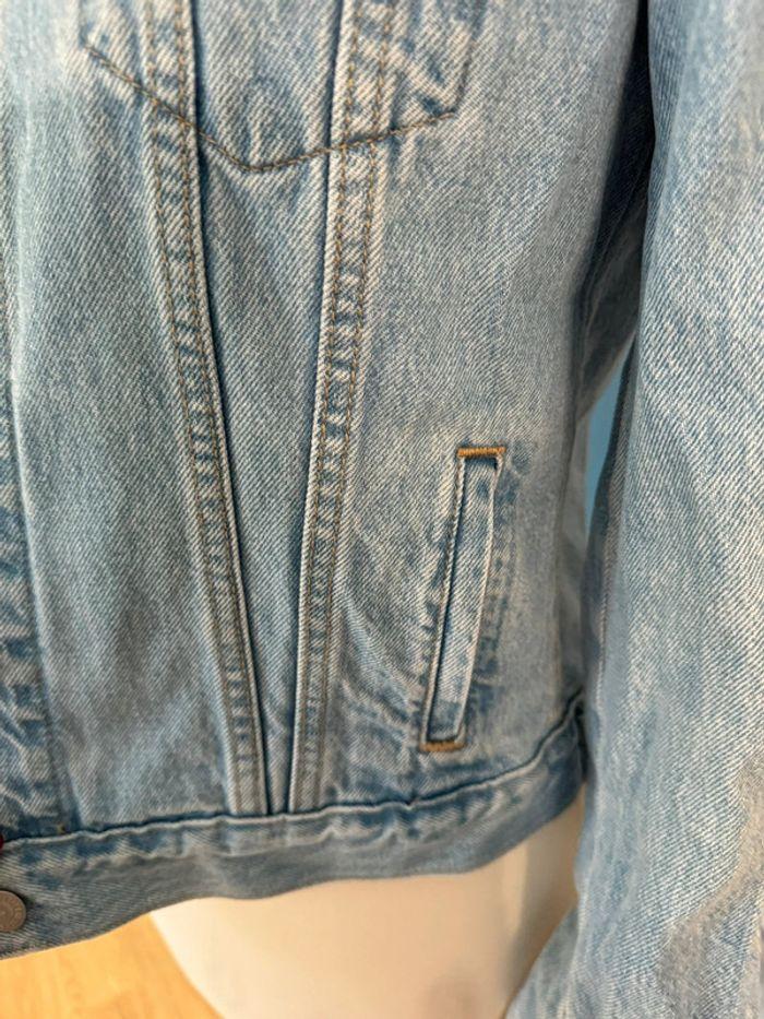 Veste en jeans Levis broderies manches Taille XS - photo numéro 10