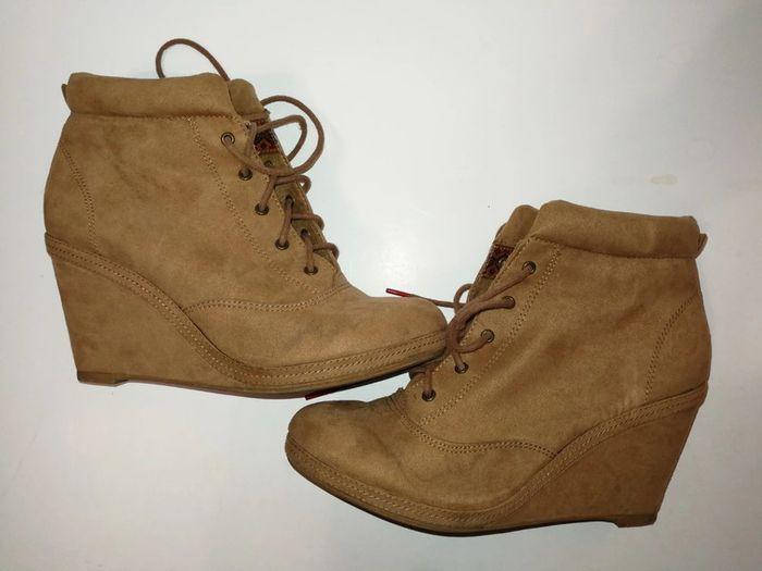 Chaussures Bottines compensées Bershka P36 - photo numéro 2