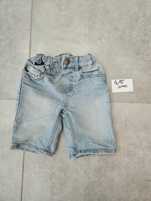 Short en jean bleu clair garçon 4/5 ans - photo numéro 1