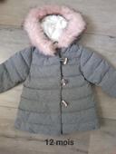 Manteau Parka chaude 12 mois