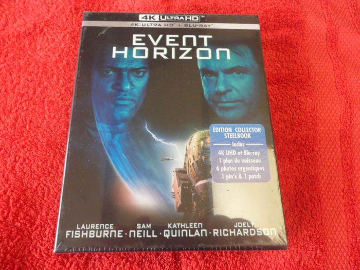 Event Horizon Édition Limitée Steelbook Blu-ray 4K Ultra HD + Blu Ray NEUF - photo numéro 1