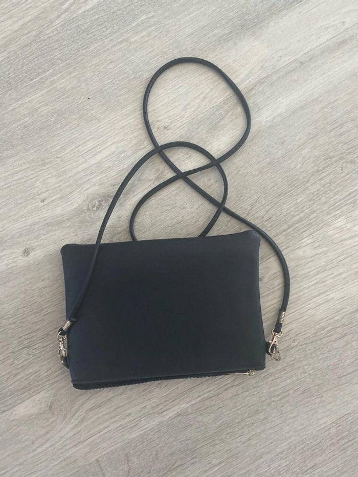 Pochette noire Camaïeu motif étoile argentée très bon état - photo numéro 5