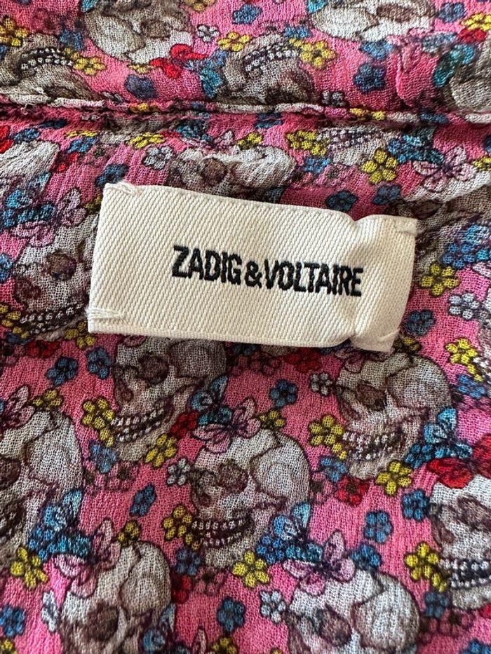 Robe Zadig et Voltaire T:M tête de mort (reevas mousseline) - photo numéro 6