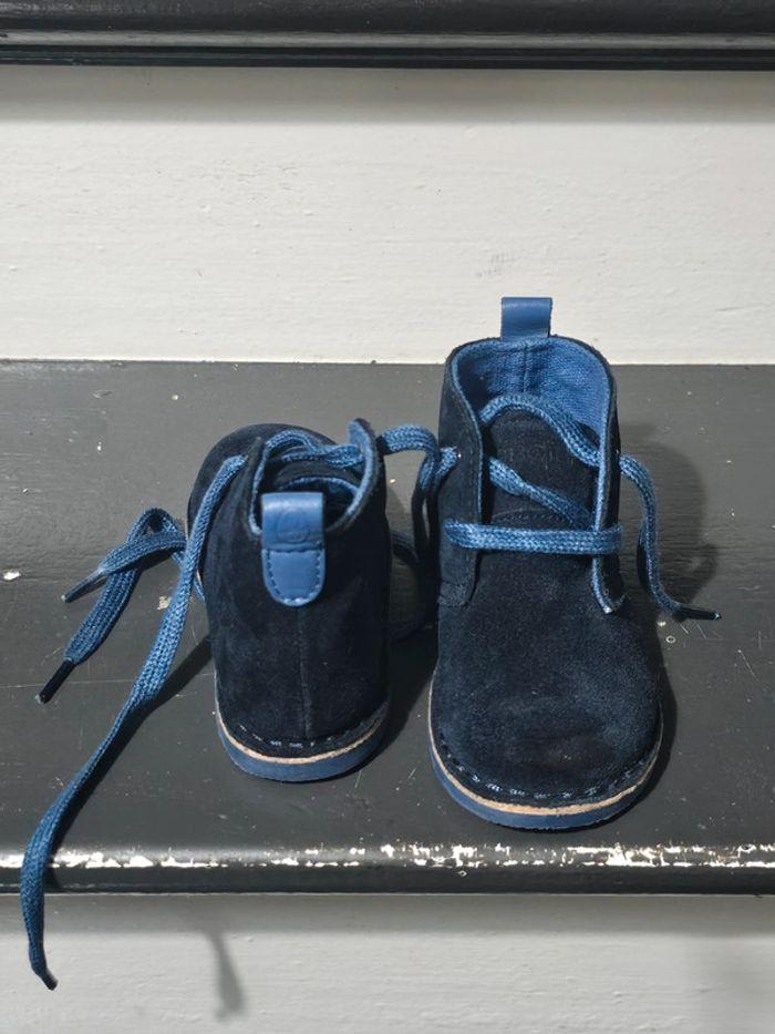 Chaussures bleues Obaibi taille 21 - photo numéro 3