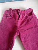 Pantalon velours fille 6 ans