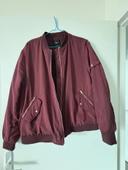 Blouson bombers bordeaux ZARA taille 42