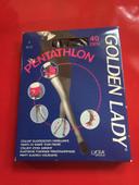 collant noir golden lady pentathlon modelant neuf taille 4