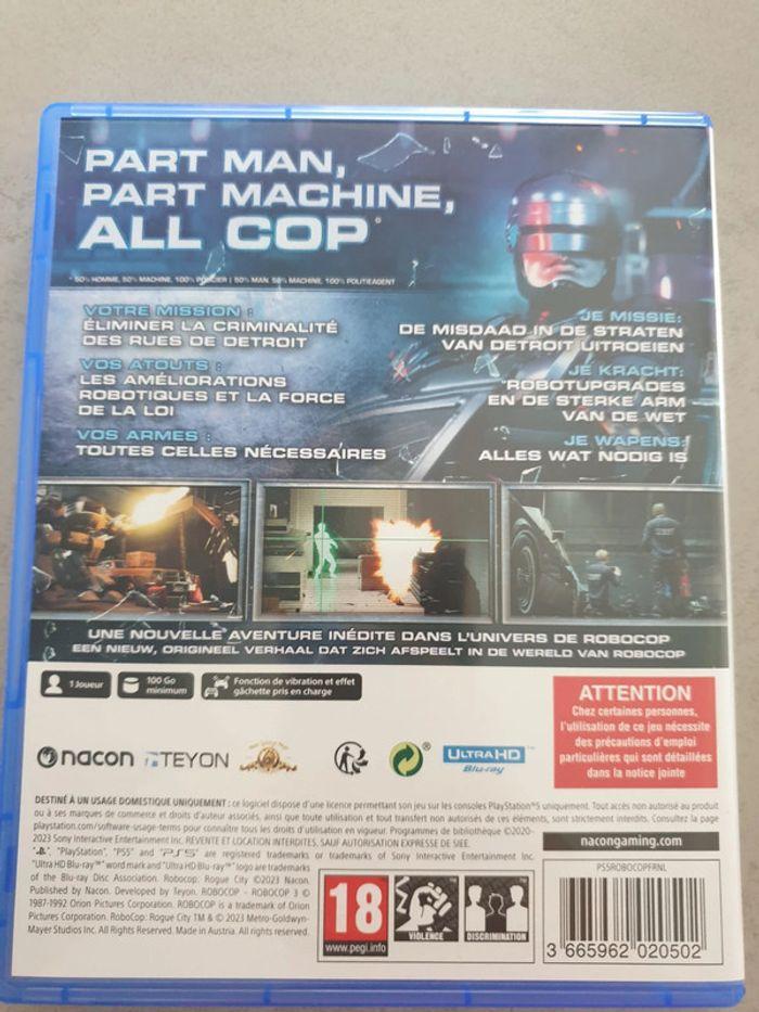 Jeux ps5 robocop - photo numéro 2