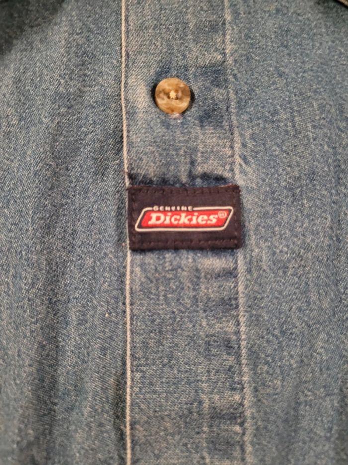 Chemise Jeans Dickies Taille XL Logo Brodé Denim - photo numéro 11