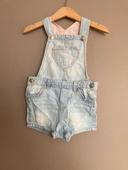 H&M salopette short 9-12 mois 80 cm