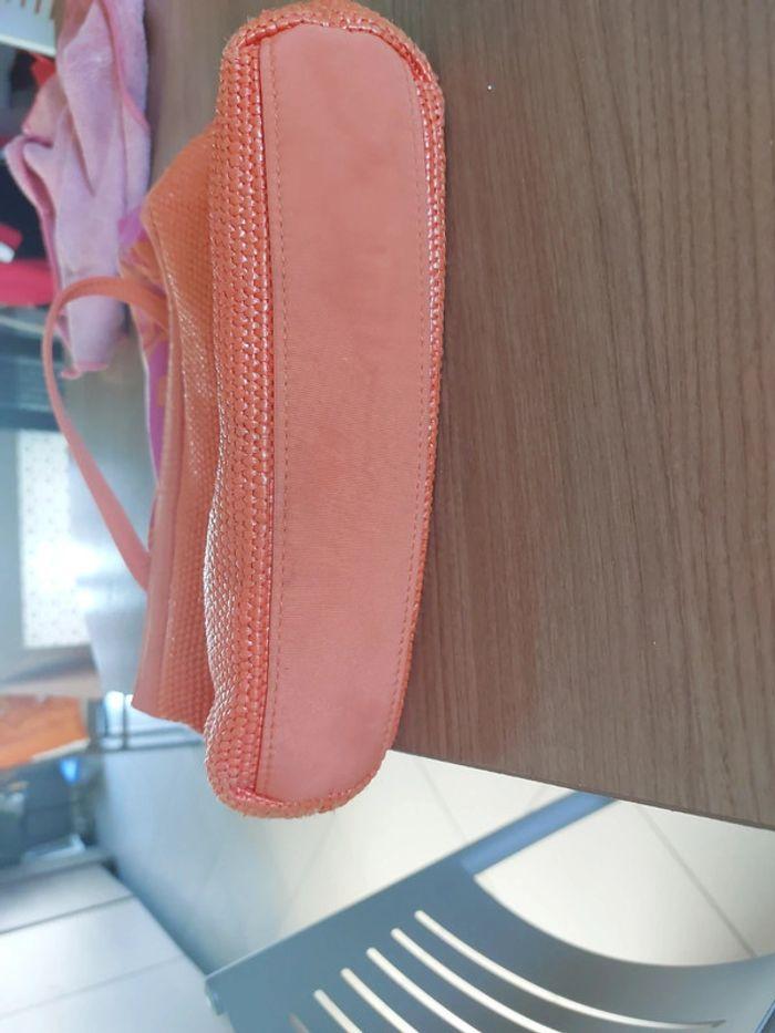 Ensemble Jupe et dos nu escada orange avec sac - photo numéro 13