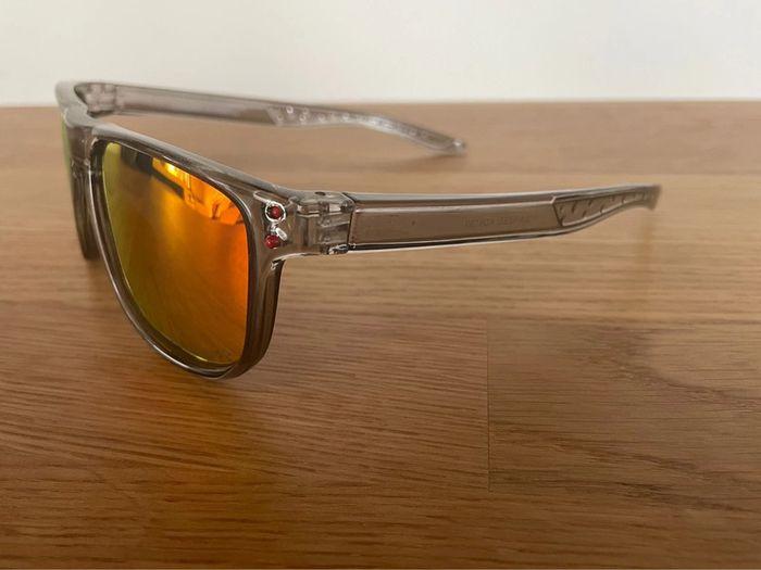 Lunettes sport polarisée orange miroir plage  + accessoires - photo numéro 4