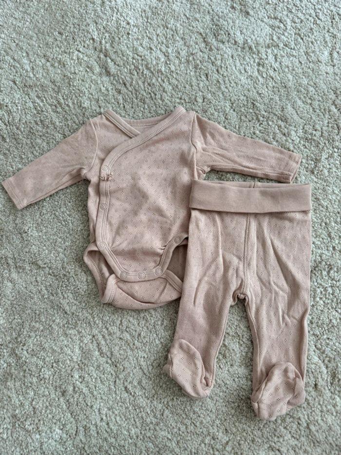 Ensemble body + pantalon 0-1m/50 - photo numéro 1