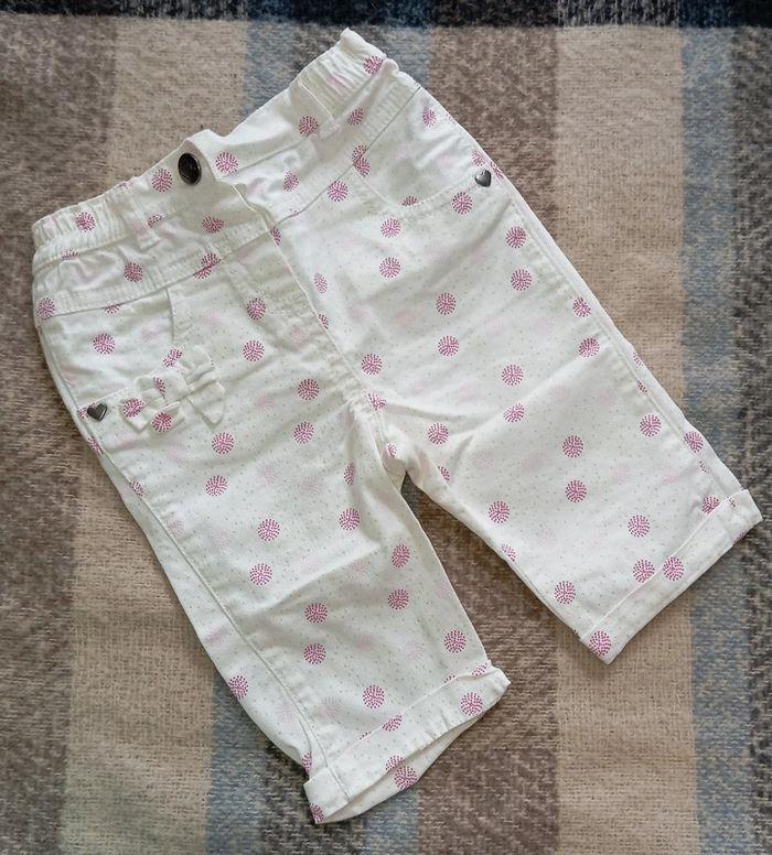 Lot de 3 pantalons fille colorés 12 mois - photo numéro 4