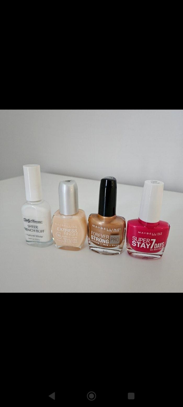 Lot de 4 vernis à ongles - photo numéro 1