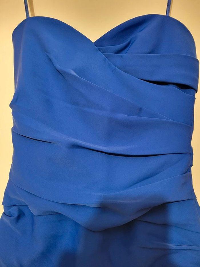 robe de soiree BCBGMaxazria bleu taille XS - photo numéro 3