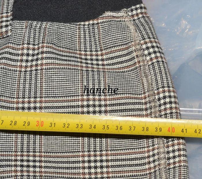 Pantalon ajusté motif carreaux taille S - photo numéro 4