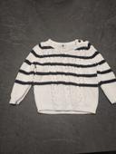 Pull rayé petit bateau