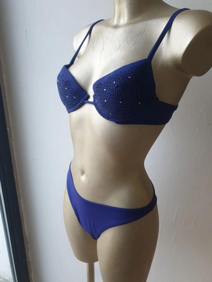 maillot de bain bleu taille s - photo numéro 2