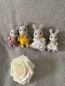 Famille lapin gris Sylvanian Families