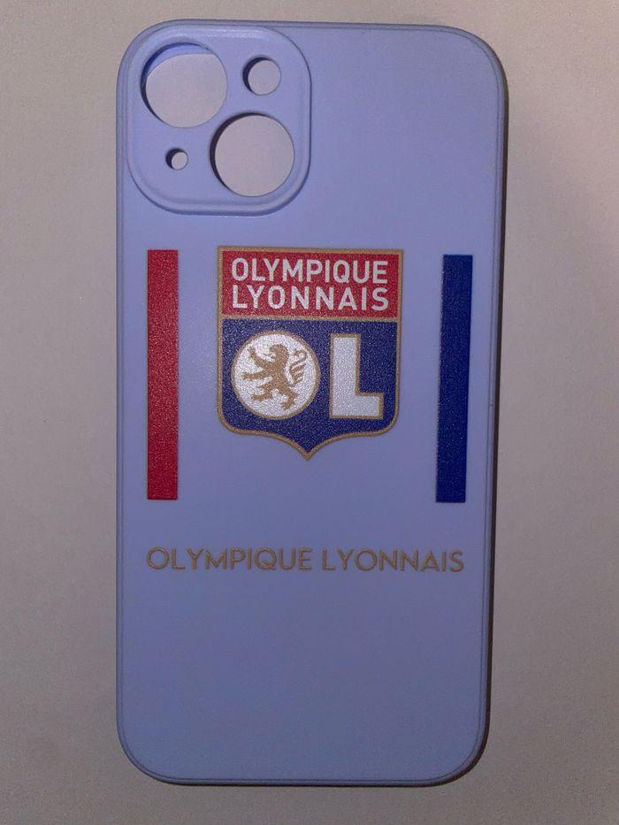 Coque iPhone 14 - Lyon 🔴🔵- 5 coloris disponibles - photo numéro 5