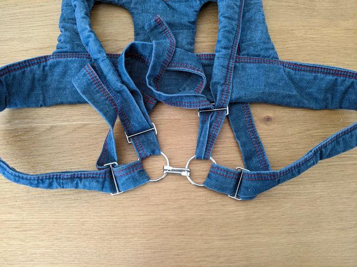 Porte bébé en jeans années 80 - photo numéro 4