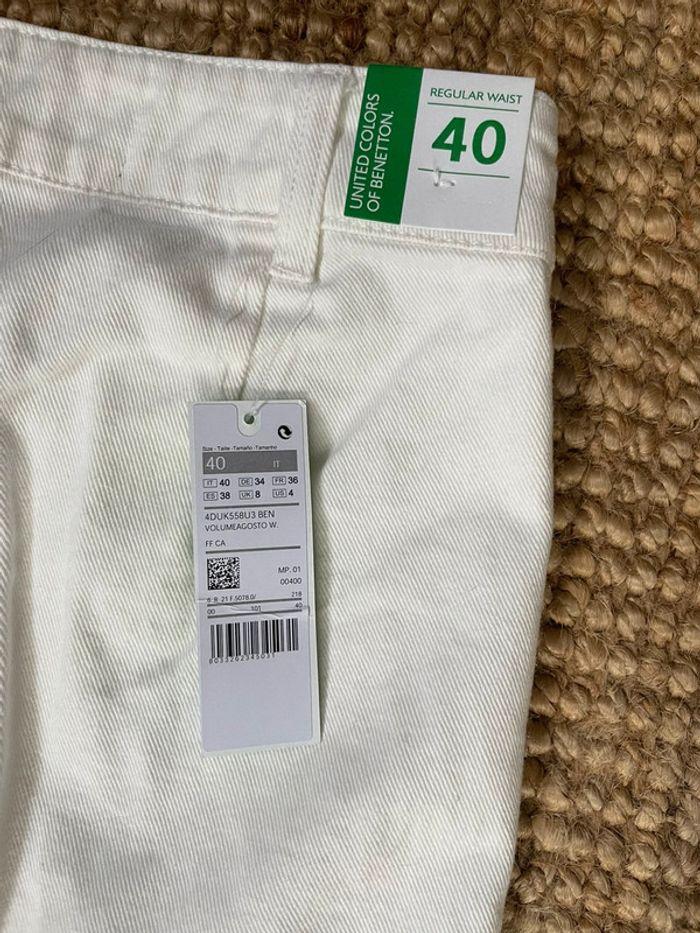 Pantalon Benetton évasé taille FR 36 / IT 40 - photo numéro 7